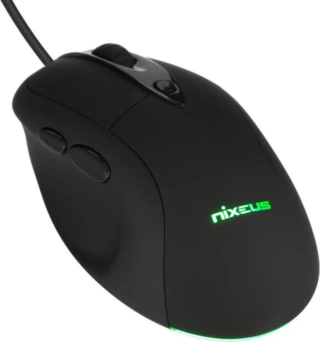 Main image of Nixeus REVEL FIT Gaming Mouse with PMW3360 Gaming Grade Sensor (Rubberized Black)