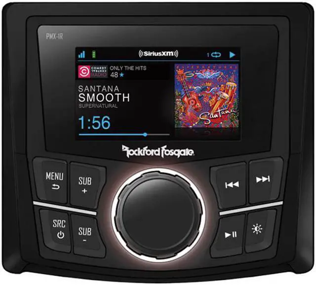 Alt view image 6 of 15 - Rockford Fosgate Punch Marine Full-Function Wired Remote Display