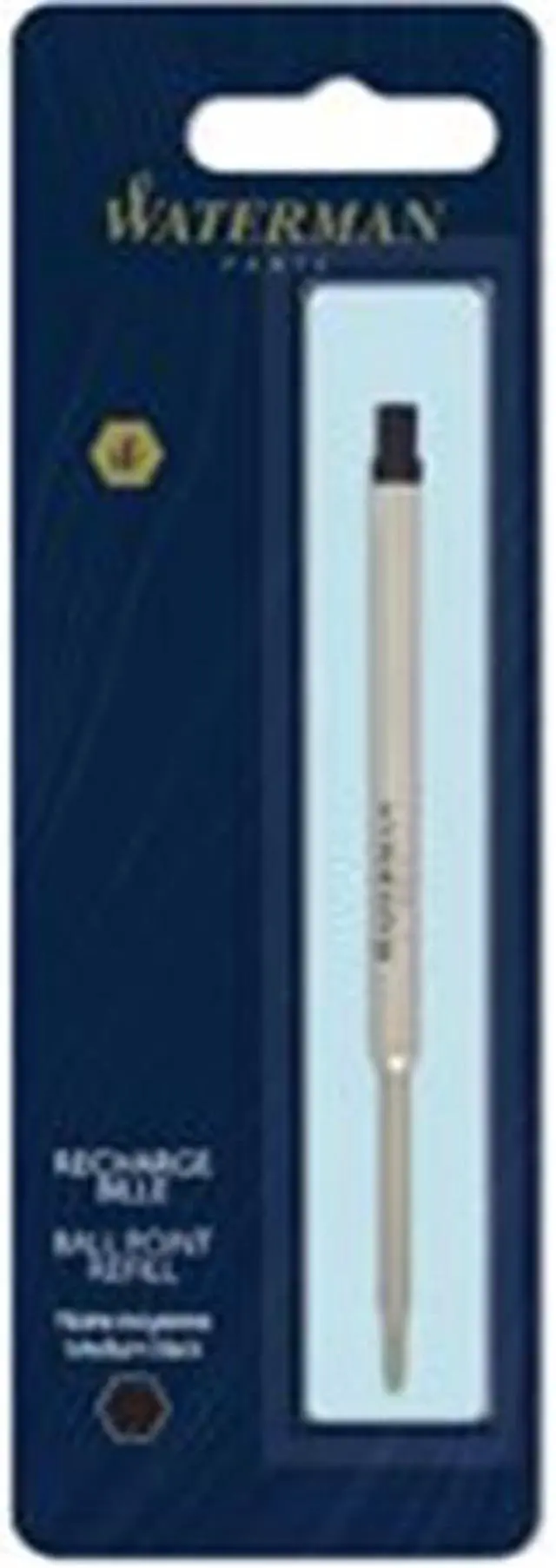 Alt view image 2 of 2 - Waterman S0944480 Ballpoint Pen Refill, Medium - Black Ink