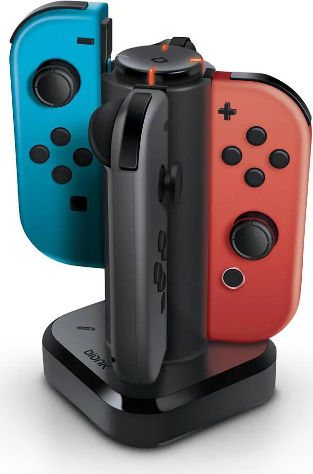 Alt view image 9 of 10 - Dreamgear BNK-9019 Switch Tetra Quad-Port Dock
