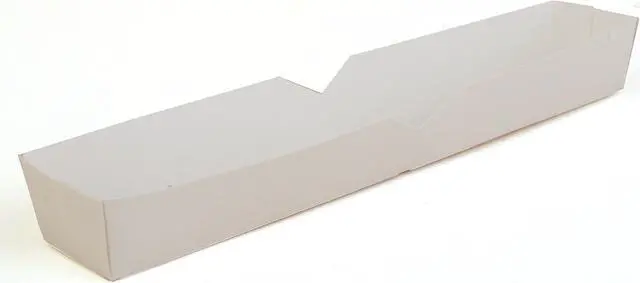 Main image of Hot Dog Tray, 10.25 x 1.5 x 1.25, White, 500/Carton 0711