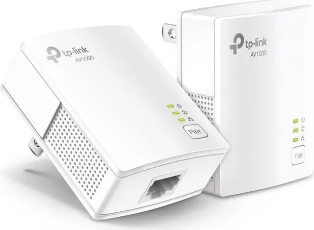 Alt view image 8 of 20 - TP-Link AV1000 Powerline Starter Kit (TL-PA7017 KIT) - Gigabit Port, Plug&Play, Ethernet Over Power, Nano Size, Ideal for Smart TV, Online Gaming, Wired Connection Only