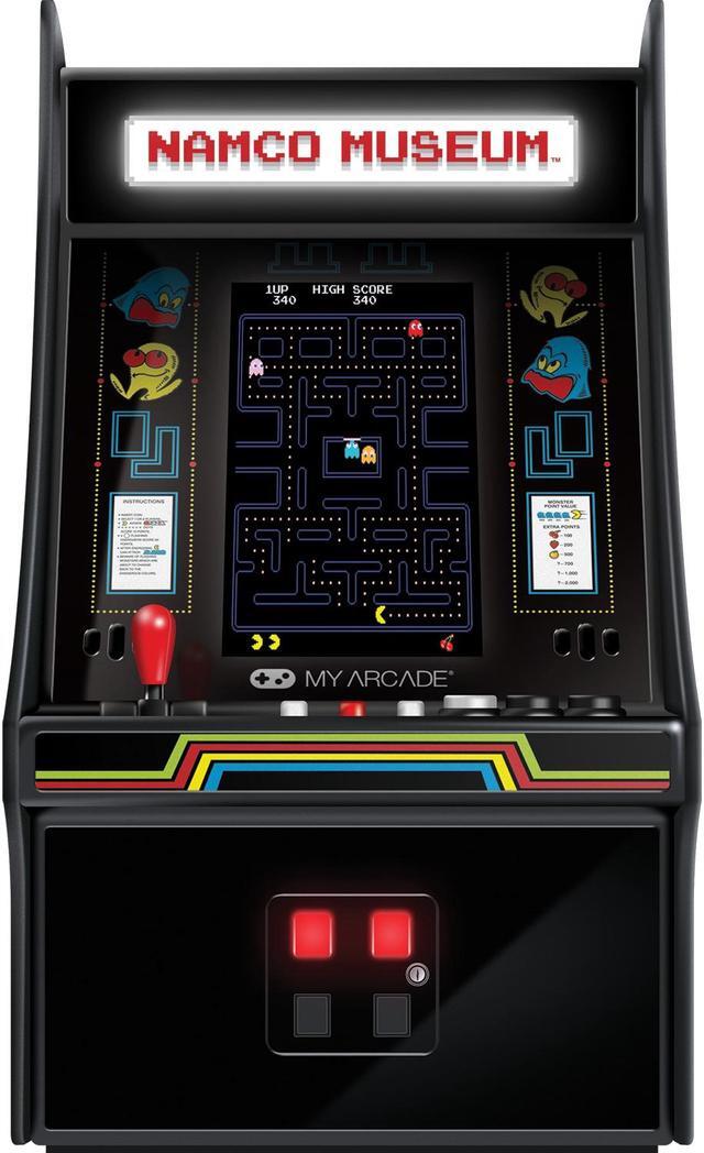 Alt view image 6 of 14 - My Arcade Namco Museum Mini Player 10" Collectible Retro Arcade Machine: 20 Arcade Games: Pac-Man, Dig Dug, Galaga, Galaxian, Rolling Thunder, and more