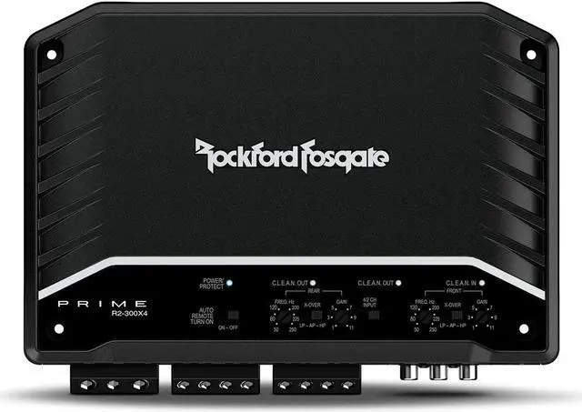 Alt view image 3 of 8 - Rockford Fosgate R2-300X4 Prime Series 4-channel car amplifier - 50W RMS x 4