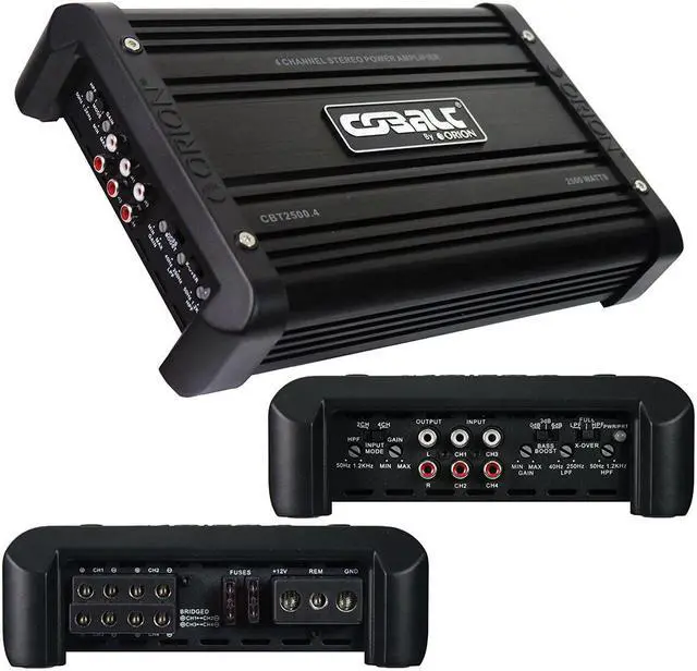 Alt view image 2 of 3 - ORION CBT2500.4 Orion Cobalt 4 Channel Amplifier 2500 Watts Max