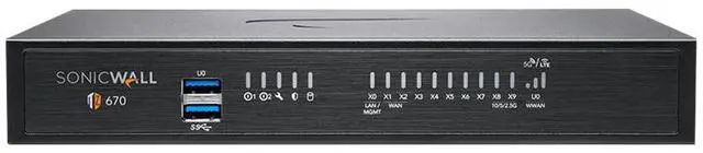 Main image of SonicWall TZ670 Firewall (Gen 7) w/ Total Secure (1-Year Advanced Protection Security Suite) | 02-SSC-5675