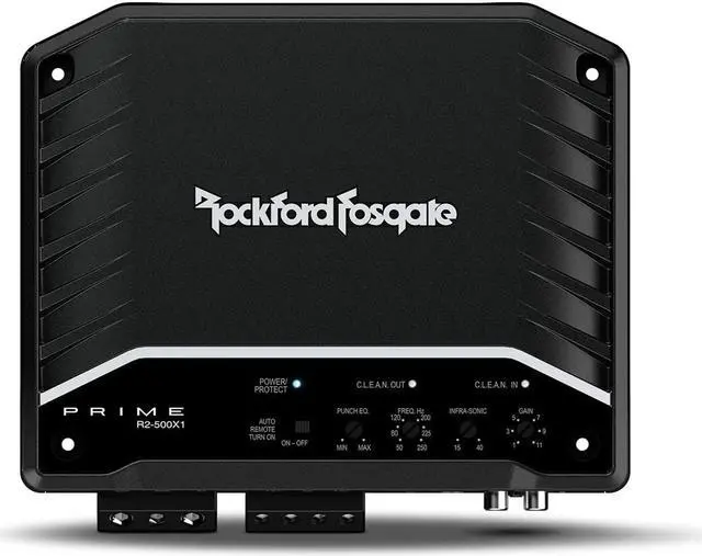 Alt view image 3 of 14 - Rockford Fosgate R2-500X1 Prime Series mono subwoofer amplifier - 500W RMS