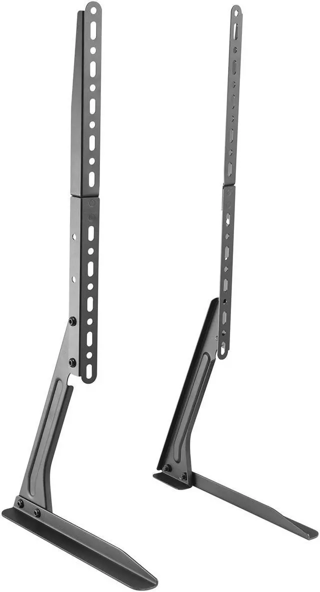 Alt view image 8 of 8 - PROMOUNTS Universal TV Stand Base Replacement, Black Tabletop Pedestal Mount for LCD LED Plasma TVs, Fits 13"-70" Screens, Supports up to 110lbs