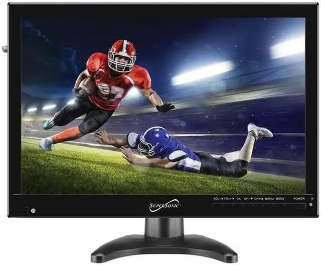 Alt view image 6 of 13 - SuperSonic 14” Portable Widescreen LED TV
