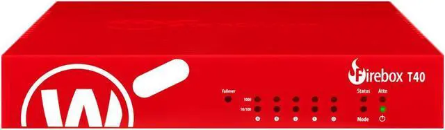 Alt view image 4 of 8 - WatchGuard Firebox TRADEUP TO T40 with 1-yr Basic Security Suite (US) - 5 Port - 10/100/1000Base-T - Gigabit Ethernet - 4 x RJ-45 - 1 Year Basic Security Suite - Tabletop