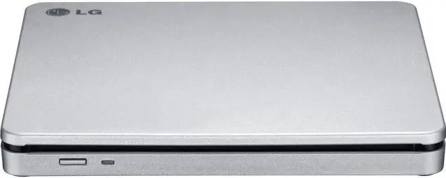 Alt view image 3 of 6 - LG Storage GP70NS50 External Slim DVDRW 8X Silver Slot-in USB Cyberlink