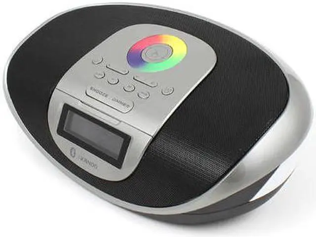 Alt view image 3 of 6 - IMICRO BT009-SILVER BT009 Radio Clock Bluetooth Speaker w Calendar Display  and  Touch Sensor (Silver)