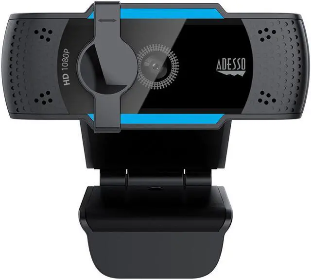 Alt view image 12 of 20 - Adesso CyberTrack H5 CyberTrack H5 1080p HD USB Auto Focus Webcam with Built-In Dual Microphone