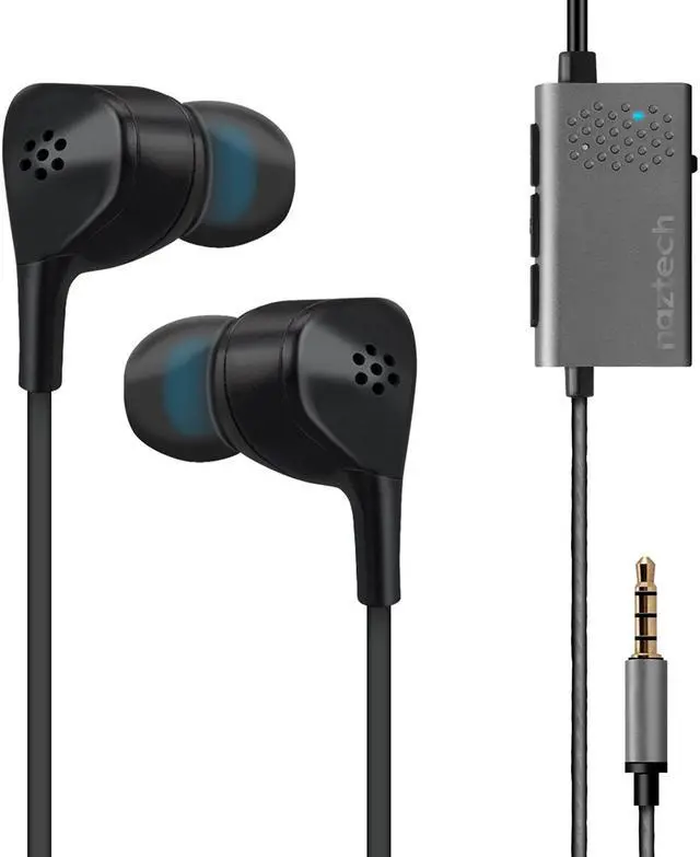 Alt view image 8 of 13 - Naztech X1ANC Active Noise Cancelling Earphones