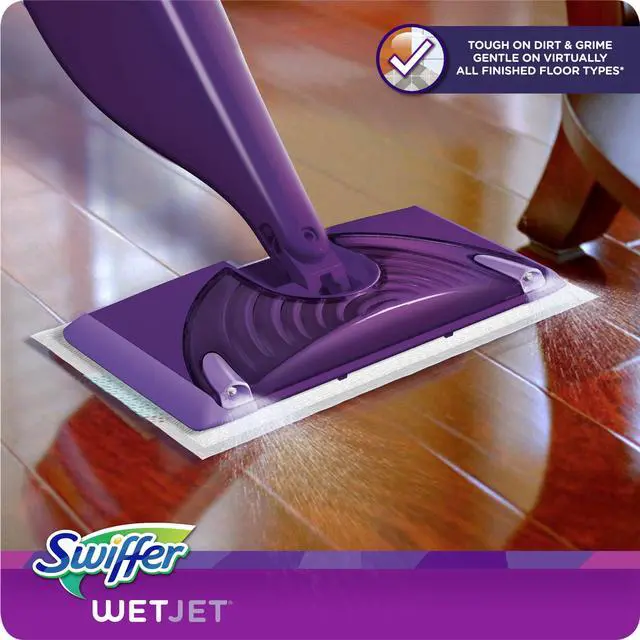 Alt view image 6 of 13 - Wet Jet Starter Kit,19 in. L,PK2 SWIFFER 92811