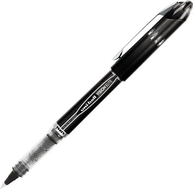 Alt view image 4 of 9 - uni-ball VISION ELITE Rollerball Pens Micro Point Black Ink 488260