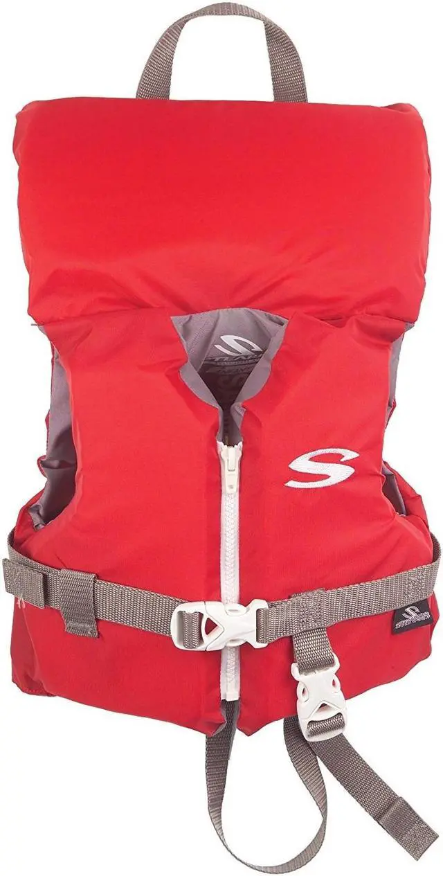 Alt view image 3 of 6 - STEARNS CLASSIC INFANT LIFE JACKET RED UP TO 30 LBS 3000004468