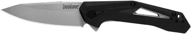 Alt view image 2 of 3 - Kershaw 1385 Airlock Linerlock Assisted Open Black Folding Pocket Folder Knife