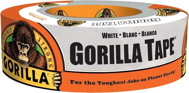 Alt view image 3 of 20 - GORILLA GLUE 6025001 Duct Tape,Round,White,5-3/4 in. dia.