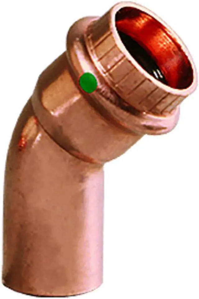Alt view image 4 of 6 - VIEGA 77058 Viega ProPress 45 street elbow, 1" x 1"