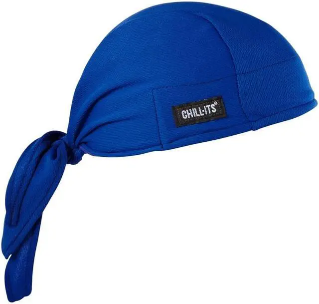 Alt view image 6 of 6 - Cooling Hat, Blue, Universal