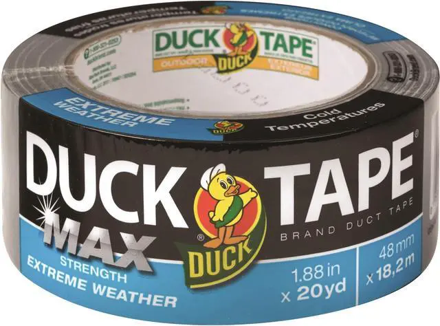 Alt view image 3 of 6 - Duck Max Extreme Weather Duct Tape Silver 1.88" x 20 Yards (241635) 24338427