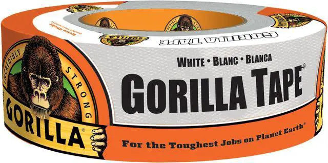 Alt view image 5 of 20 - GORILLA GLUE 6025001 Duct Tape,Round,White,5-3/4 in. dia.