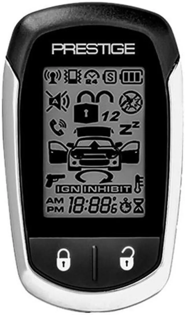 Main image of Prestige 18LCDSP 2-Way Replacement Remote Key for APS997Z PE2LCDZ TBQT30-SS2W