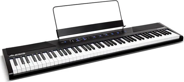 Alt view image 11 of 13 - Alesis Concert 88-Key Digital Piano with Full-Sized Keys