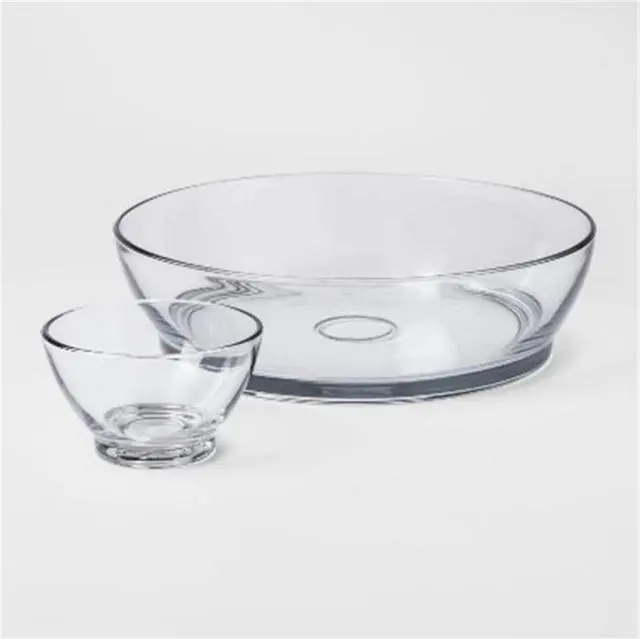 Alt view image 3 of 5 - Whitman Glass Chip 'N Dip Set 13341L20