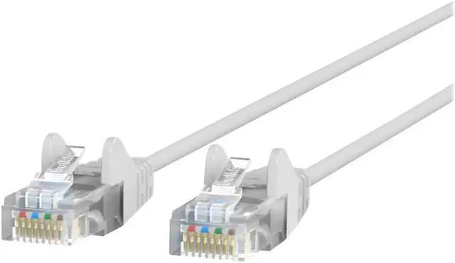 Main image of BELKIN CAT6 SLIM 28AWG CABLE -WHITE-14FT