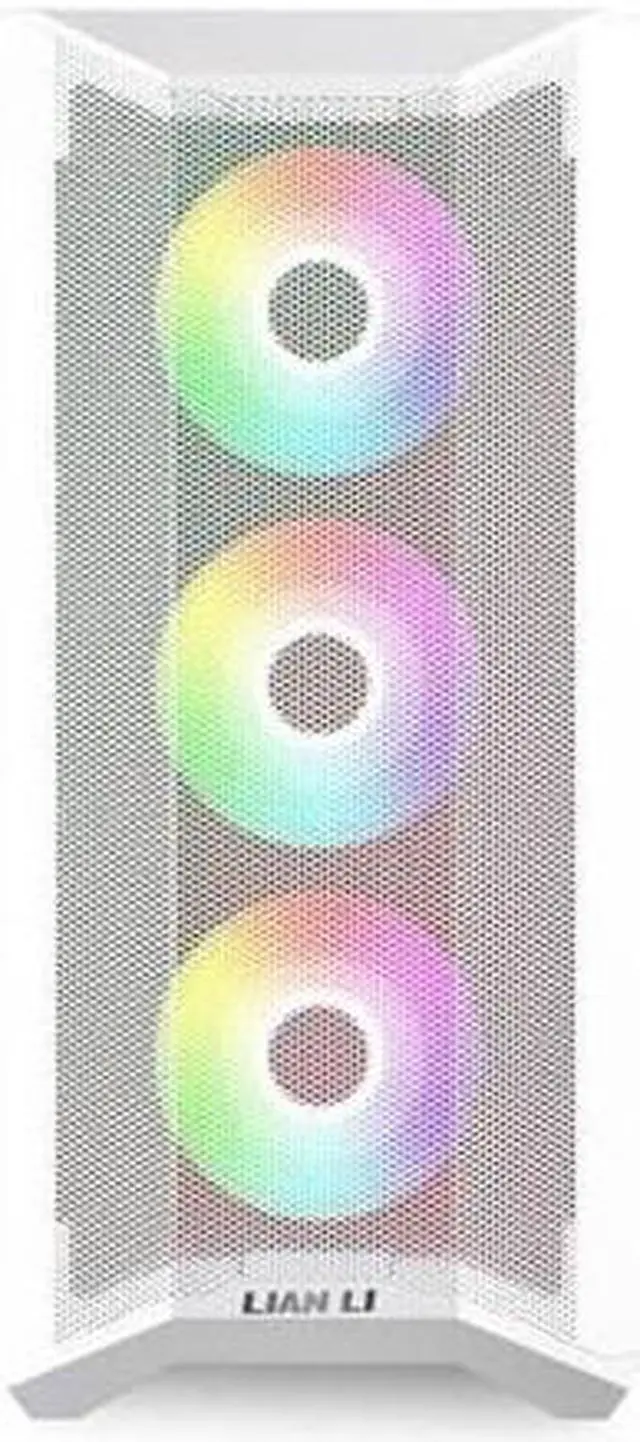 Alt view image 8 of 12 - LIAN LI LANCOOL II MESH RGB WHITE Tempered Glass ATX Case - White Color - LANCOOL II MESH RGB-W