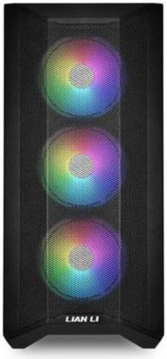 Alt view image 7 of 11 - LIAN LI LANCOOL II MESH RGB BLACK Tempered Glass ATX Case - Black Color - LANCOOL II MESH RGB-X