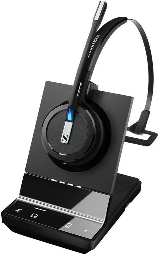 Alt view image 2 of 9 - EPOS Sennheiser SDW 5013 Monaural On-Ear Wireless DECT Headset with Microphone