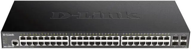 Alt view image 2 of 15 - D-Link 52-Port 10-Gigabit Smart Managed Switch DGS125052X6KV