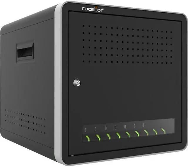 Alt view image 2 of 3 - Rocstor VOLT SC8 USB-C Stackable Sync & Charging Station VTSC0801