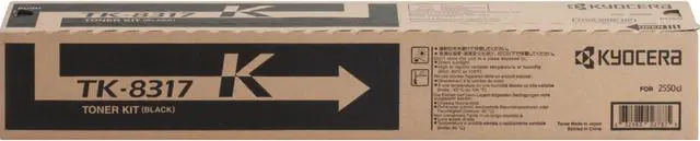 Alt view image 3 of 4 - Black Toner Cartridge for Kyocera TK-8317K TASKalfa 2550ci, Genuine Kyocera Brand