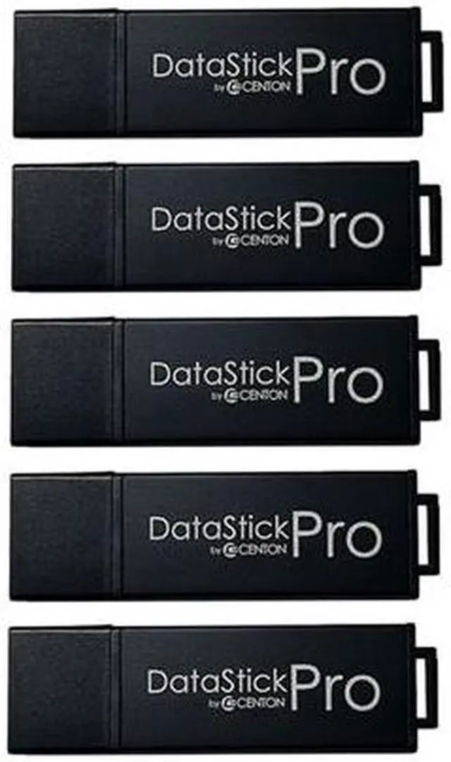 Alt view image 4 of 10 - Centon S1-U3P6-32G-5B Valuepack Usb 3.0 Datastick Pro (Black) , 32Gb, 5 Pack