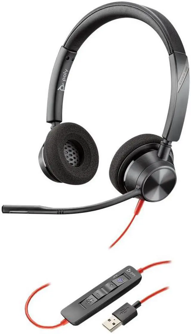 Alt view image 2 of 7 - Plantronics Blackwire 3320 USB-C Headset 213935-101