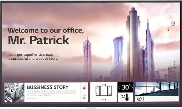 Alt view image 2 of 3 - LG Non-Glare Ultra HD Series 43UH5F-H 43" 4K UHD 3840 x 2160 Commercial Displays