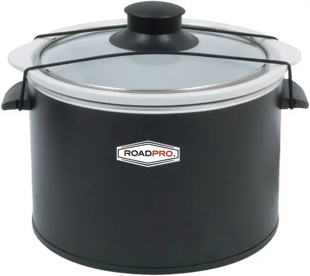 Alt view image 6 of 13 - 12-Volt 1.5 Quart Slow Cooker  Black