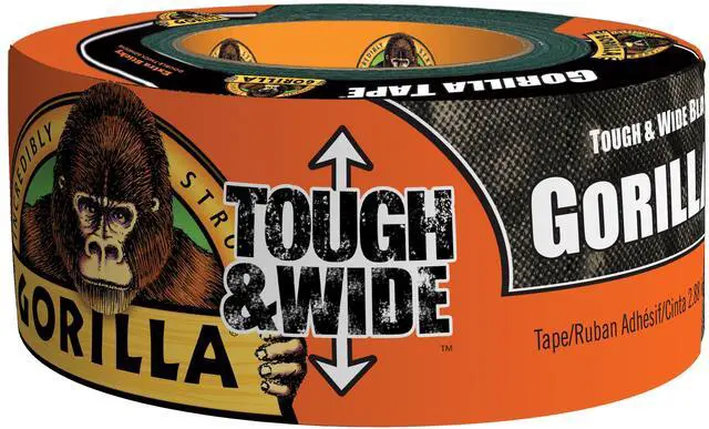 Alt view image 2 of 2 - Gorilla Tape 3" Core 2.88" x 25 yds Black 106425