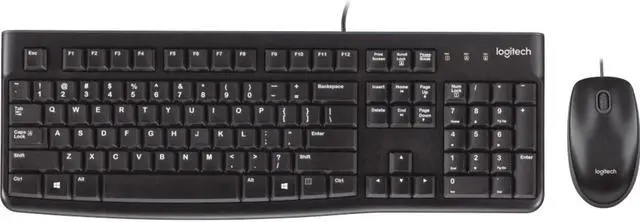 Alt view image 2 of 18 - Logitech MK120 Corded Keyboard And Mouse Combo 920010020