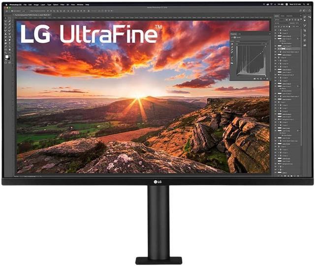 Alt view image 4 of 19 - LG Ultrafine 31.5" 4K Uhd Led LCD Monitor - 16:9 - Textured Black