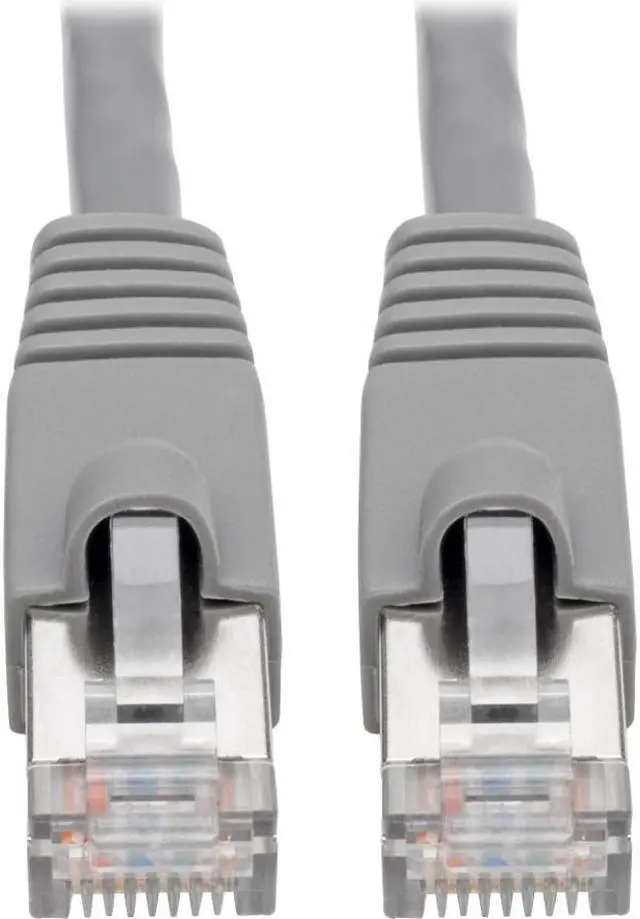 Alt view image 10 of 10 - Tripp Lite N262-001-GY Cat6A 10G-Certified Snagless Shielded Stp Network Patch Cable (Rj45 M/M) , Poe, Gray, 1 Ft. - Patch Cable (Dte) - Rj-45 (M) To Rj-45 (M) - 1 Ft - Stp - Cat 6A - Ieee 802.3Af -