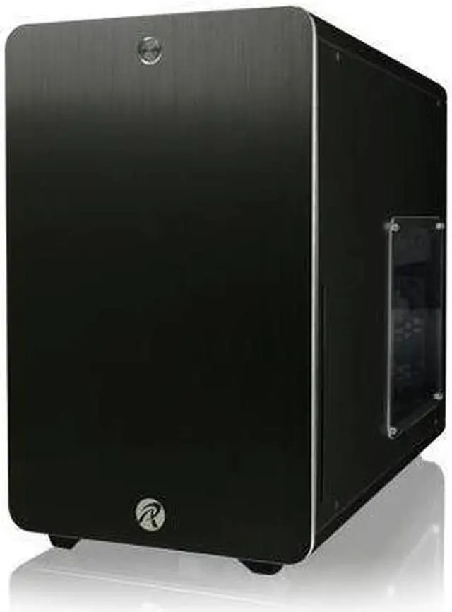 Alt view image 8 of 8 - RAIJINTEK STYX BLACK, Alu Micro-ATX Case - Compatible With Regular ATX Power Supply, Max. 280mm VGA Card, 180mm CPU Cooler, Max. 240mm Radiator Cooling On Top, with A Drive Bay For Slim DVD On Side
