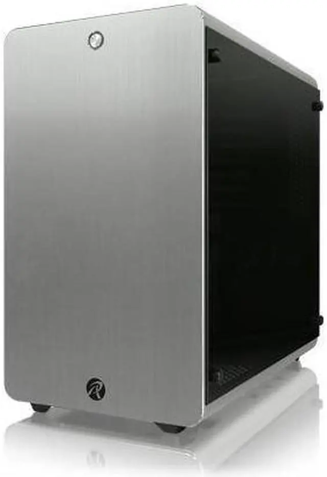 Alt view image 9 of 9 - RAIJINTEK THETIS SILVER WINDOW, an Alu. ATX case, supports max. 280mm VGA card, 170mm height CPU coolers, 4x HDD, 240mm radiator on top, 1x 12025 LED fan pre-installed, 3mm tempered glass window panel