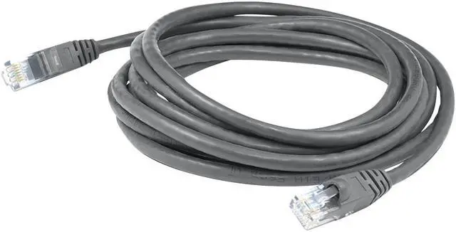 Alt view image 2 of 3 - AddOn 14ft Cat6 Snagless UTP Network Patch Cable Gray ADD14FCAT6AGY