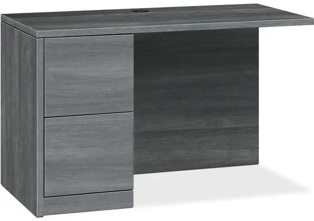 Alt view image 3 of 3 - HON 10500 Series Sterling Ash Laminate Desking - 42" x 24" x 29.5" - 2 x...