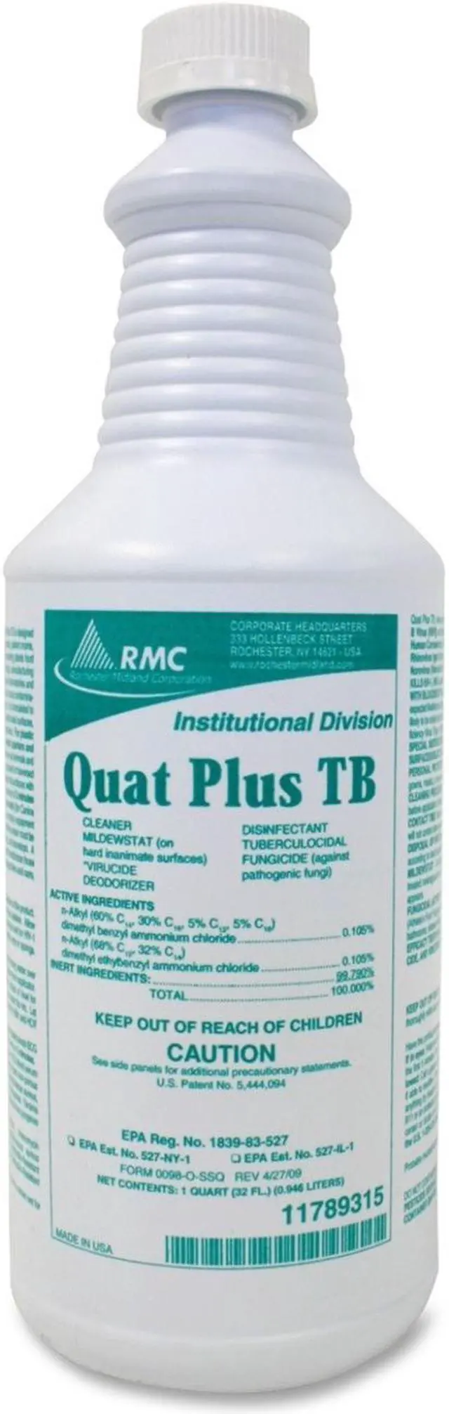 Alt view image 2 of 2 - RMC Quat Plus TB Disinfectant
